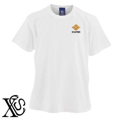 武田信玄2柄 刺繍 5.6oz 綿100% 半袖 Tシャツ メンズ レディース カットソー 大きいサイズあり【X-CLOTHES】オリジナル グッズ 刺繍 ワンポイント 雑貨【b 黒 紺 ブルー 赤 ワイン】【g 白 灰】 【7家紋お祝-歴史上人物】