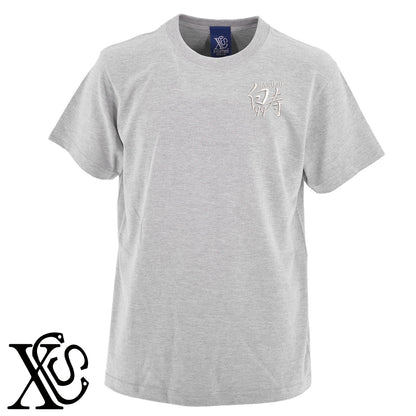 99白寿2柄 刺繍 5.6oz 綿100% 半袖 Tシャツ メンズ レディース カットソー 大きいサイズあり【X-CLOTHES】オリジナル グッズ 刺繍 ワンポイント 雑貨【b 黒 紺 ブルー 赤 ワイン】【g 白 灰】 【7家紋お祝-長寿祝い】