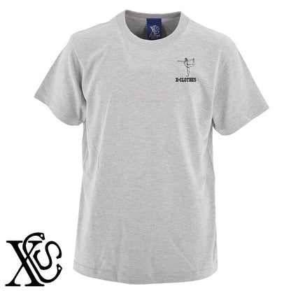 ヨガ8柄 刺繍 5.6oz 綿100% 半袖 Tシャツ メンズ レディース カットソー 大きいサイズあり【X-CLOTHES】オリジナル グッズ 刺繍 ワンポイント 雑貨【b 黒 紺 ブルー 赤 ワイン】【g 白 灰】 【8競技音楽-その他競技】