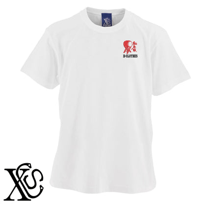 和太鼓17柄 刺繍 5.6oz 綿100% 半袖 Tシャツ メンズ レディース カットソー 大きいサイズあり【X-CLOTHES】オリジナル グッズ 刺繍 ワンポイント 雑貨【b 黒 紺 ブルー 赤 ワイン】【g 白 灰】 【8競技音楽-伝統】