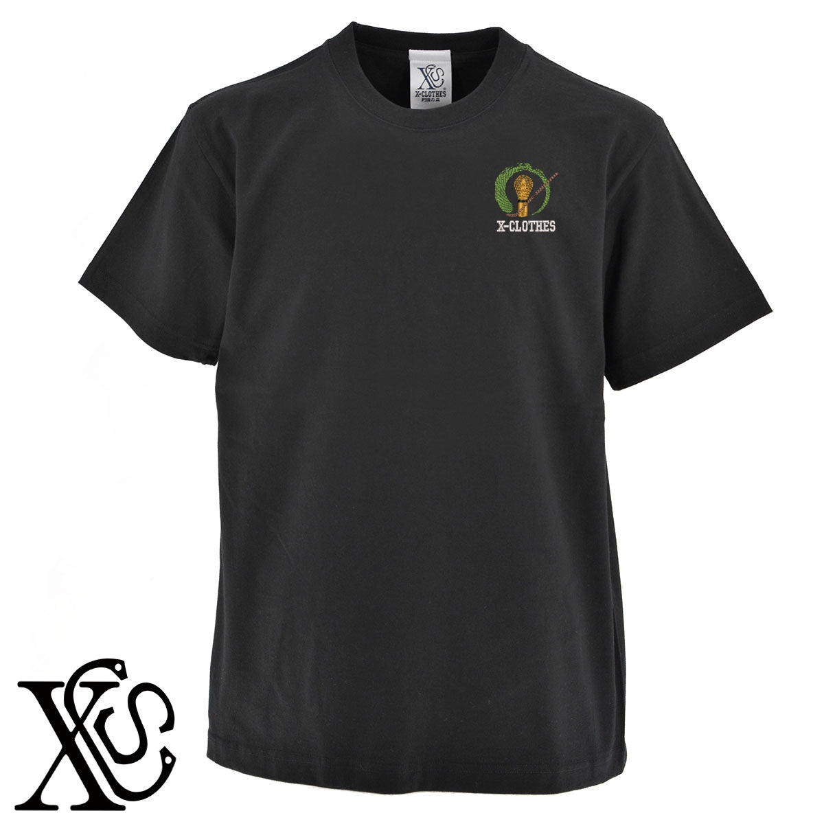 茶道6柄 刺繍 5.6oz 綿100% 半袖 Tシャツ メンズ レディース カットソー 大きいサイズあり【X-CLOTHES】オリジナル グッズ 刺繍 ワンポイント 雑貨【b 黒 紺 ブルー 赤 ワイン】【g 白 灰】 【8競技音楽-伝統】