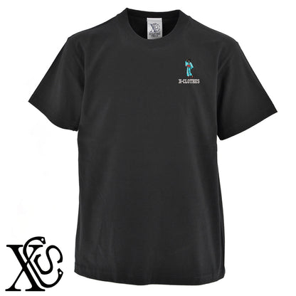 郡上踊り2柄 刺繍 5.6oz 綿100% 半袖 Tシャツ メンズ レディース カットソー 大きいサイズあり【X-CLOTHES】オリジナル グッズ 刺繍 ワンポイント 雑貨【b 黒 紺 ブルー 赤 ワイン】【g 白 灰】 【8競技音楽-伝統】