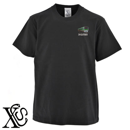 E231系JR山手線柄 刺繍 5.6oz 綿100% 半袖 Tシャツ メンズ レディース カットソー 大きいサイズあり【X-CLOTHES】オリジナル グッズ 刺繍 ワンポイント 雑貨【b 黒 紺 ブルー 赤 ワイン】【g 白 灰】 【9趣味料理-乗り物】