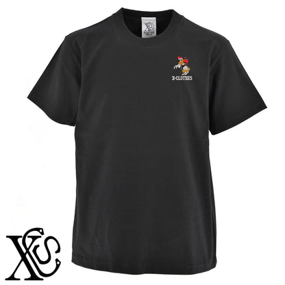 ナポレオン2柄 刺繍 5.6oz 綿100% 半袖 Tシャツ メンズ レディース カットソー 大きいサイズあり【X-CLOTHES】オリジナル グッズ 刺繍 ワンポイント 雑貨【b 黒 紺 ブルー 赤 ワイン】【g 白 灰】 【9趣味料理-人物】