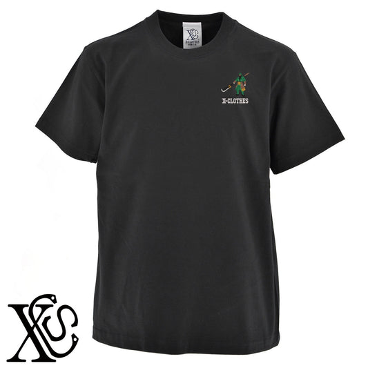 関羽3柄 刺繍 5.6oz 綿100% 半袖 Tシャツ メンズ レディース カットソー 大きいサイズあり【X-CLOTHES】オリジナル グッズ 刺繍 ワンポイント 雑貨【b 黒 紺 ブルー 赤 ワイン】【g 白 灰】 【9趣味料理-人物】