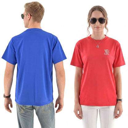 チワワ11柄 刺繍 4.7oz 柔らかい肌触り ドライ 半袖 Tシャツ メンズ レディース カットソー 大きいサイズあり【X-CLOTHES】オリジナル グッズ 刺繍 ワンポイント 雑貨【b ブラック ネイビー コバルトブルー レッド ワインレッド】【g ホワイト ターコイズブルー】 【10犬猫図鑑-犬図鑑-B】