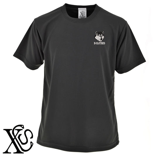 柴犬3柄 刺繍 4.7oz 柔らかい肌触り ドライ 半袖 Tシャツ メンズ レディース カットソー 大きいサイズあり【X-CLOTHES】オリジナル グッズ 刺繍 ワンポイント 雑貨【b ブラック ネイビー コバルトブルー レッド ワインレッド】【g ホワイト ターコイズブルー】 【1各種動物-犬類】