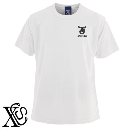YDロゴ3柄 刺繍 4.7oz 柔らかい肌触り ドライ 半袖 Tシャツ メンズ レディース カットソー 大きいサイズあり【X-CLOTHES】オリジナル グッズ 刺繍 ワンポイント 雑貨【b ブラック ネイビー コバルトブルー レッド ワインレッド】【g ホワイト ターコイズブルー】 【2植物ロゴ-文字ロゴ】