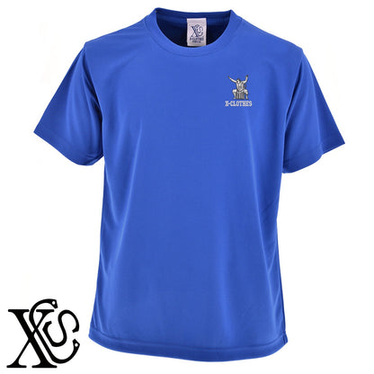 大相撲7柄 刺繍 4.7oz 柔らかい肌触り ドライ 半袖 Tシャツ メンズ レディース カットソー 大きいサイズあり【X-CLOTHES】オリジナル グッズ 刺繍 ワンポイント 雑貨【b ブラック ネイビー コバルトブルー レッド ワインレッド】【g ホワイト ターコイズブルー】 【8競技音楽-大相撲】