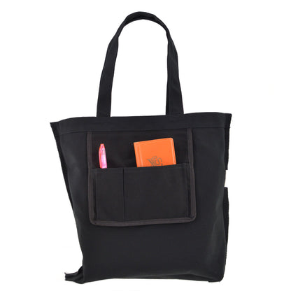 ダンス9柄 刺繍 キャンバス生地 A4 内ポケットあり トートバッグ メンズ レディース【X-CLOTHES】オリジナル グッズ 刺繍 ワンポイント 雑貨【b Black Camel】【g Natural Gray】 【8競技音楽-その他競技】